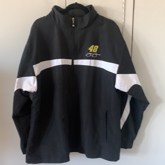 Nascar Chase Authentic #48 Jimmie Johnson size large zip up jacket - Picture 2 of 6